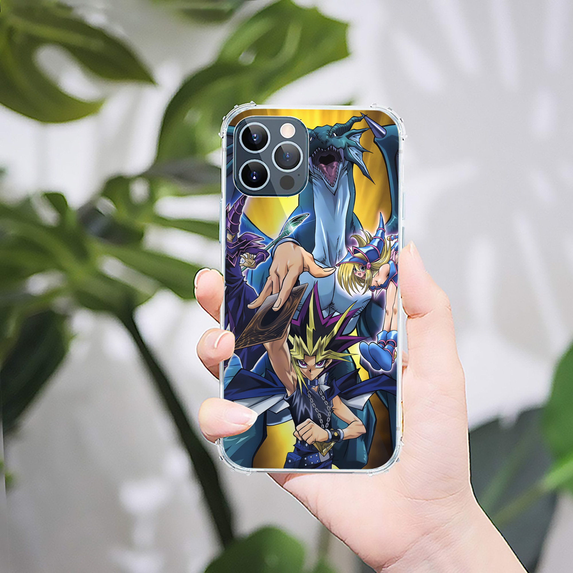 （画像用） 遊☆戯☆王 Yu-Gi-Oh! 【iPhone 12シリーズ対応】透明スマホケース（クリアソフトケース）